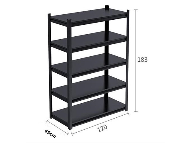 5 Layer Shelf Storage Kitchen Garage Shelving Rack 120x45x183cm